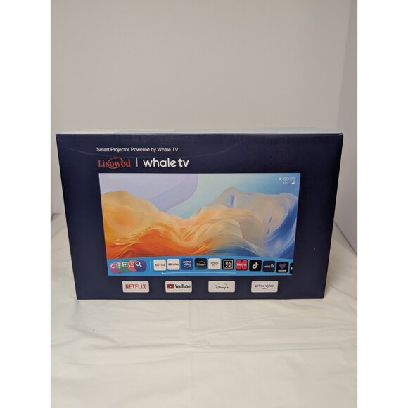 Lisowod L02 1080P WiFi Bluetooth Projector 1200 ANSI | Netflix, YouTube, 4K - Picture 4 of 14